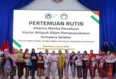 Dharma Wanita Lapas Narkotika Muara Beliti Hadiri Pertemuan DWP Kanwil Ditjenpas Sumsel