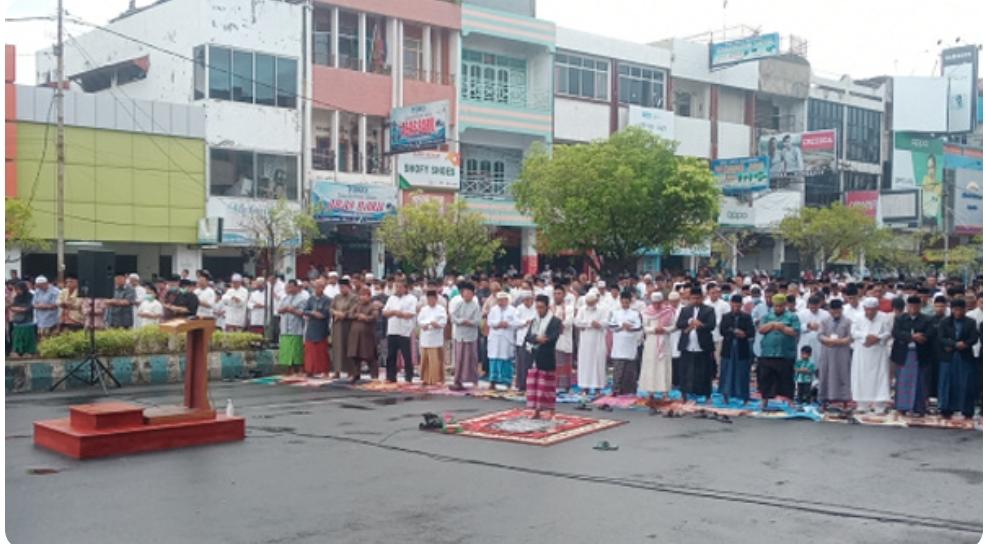 Warga Muhammadiyah Rayakan Salat Idul Adha