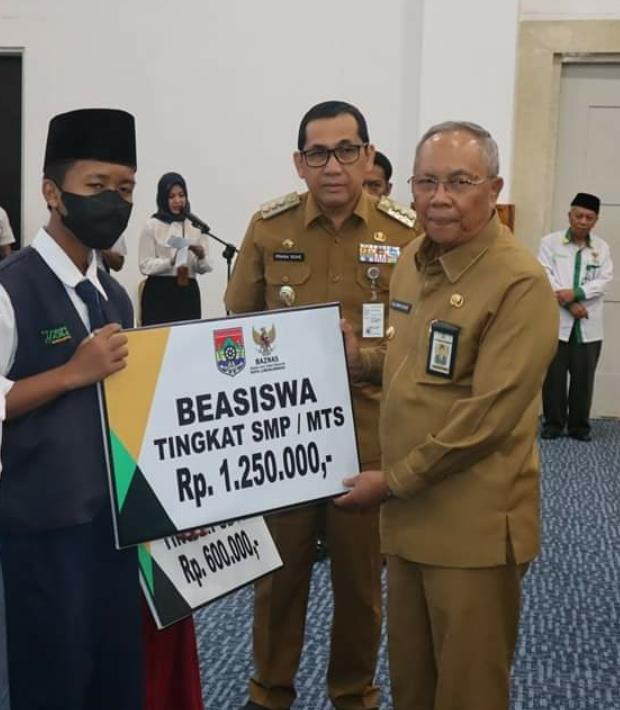 BAZNAS Lubuklinggau Gelontorkan Bantuan