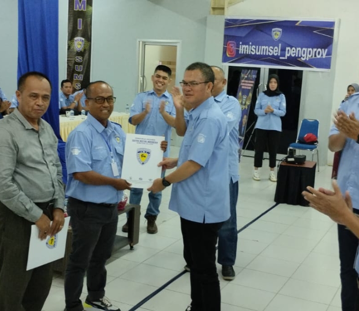 Hendri Resmi di Lantik jadi Ketua Pengcab IMI Musi Rawas