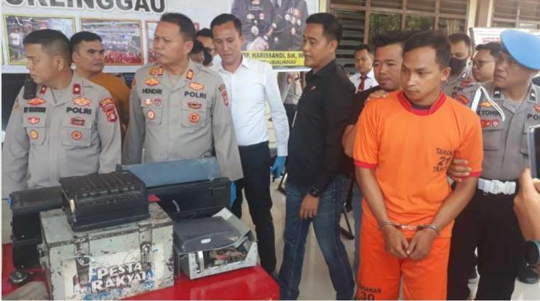 Oknum Anggota Polisi Empat Lawang Pembobol ATM